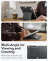 ESR 13 Inch (M5/M4) 2025/2024, for iPad Pro Case Vertical Stand Cover, Multi Stand Angles, Ultra-Stable Case