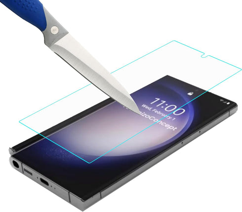 Mr.Shield 3-Pack Tempered Glass Screen Protector for Samsung Galaxy S24 Ultra, 9H Hardness, Fingerprint Unlock