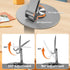 2PCS Cell Phone Stand, Multi-Angle Adjustable 360° Rotation, Non-Slip Metal Stand for iPhone & Android Smartphone