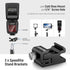 NEEWER 8 PCs Hot Shoe Mount Adapter Kit for DSLR Camera, LED Light, Microphone, Light Stand