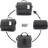 Besnfoto Small Waterproof Camera Bag Purse, Messenger Shoulder Bag for Mirrorless DSLR, Black Gray