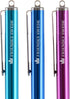 The Friendly Swede High Precision Stylus Pens for Touch Screens, 3pcs 5.5" Stylus Pen with Replaceable Thin-Tip, Incl. Replacement Tips, Lanyards & Screen Cleaning Cloth - Aqua Blue/Dark Blue/Purple by The Friendly Swede