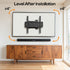 IWORKBOARD 40 43 50 55 inch 32-65 inch 80 lbs,VESA 400x400mm, Full Motion Corner TV Wall Mount for Most Flat & Curved