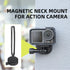 CAPART Quick Release Strong Magnetic Mount Chest for Action Cameras, like DJI OSMO Action 4 3 DJI Pocket 3 2 Insta360 X4 X3 X2 One RS, Go Pro 12 11 10 9 8 ...