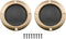 2inch Speaker Cover DGZZI 2PCS Golden Metal Mesh Grille, Woofer Decorative Circle Protections with Screws