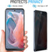 [2+2 Pack for Moto G Power 5G (2024) Privacy Tempered Glass Screen Protector and Camera Lens Protector, Anti-Spy 9H