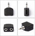 uxcell 3.5mm to 2 Port 3.5mm Headphone Jack Y Splitters, 6 Pcs Stereo Audio Splitter
