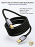 DDSYT 20 2.0 Setup FT USB Printer Cable Gold Plated USB A to B Cord for Long Distance Home Office Compatible with HP