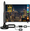Generic Indoor Long Range TV Antenna, 360 Reception Digital Antenna for Smart TV,
