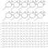 jojofuny 400pcs Sim Card Eject Pins Stainless Steel Sim Card Tray Removal