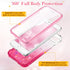 Ruky Glitter Full Body Rugged Case for iPhone 6/6s/7/8/SE 2020 & SE 2022, Shockproof with Built-in Screen Protector