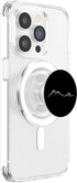 PopSockets MagSafe PopGrip for iPhone - Mountain Wave Cool Black Art Drawing Hiker Ocean Gift