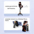 Briteroh 4" 4-Leg 360 3.8 oz Mini Selfie Stick Tripod, Pocket-Sized Selfie Stick with Bluetooth Remote, Reinforced