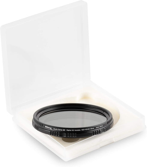 Ultimaxx 46mm ND Filter, 46mm ND2-ND400 Fader Variable Neutral Density Adjustable Optical Glass