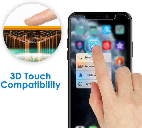 JETech Screen Protector for iPhone 11 Pro Max and iPhone Xs Max - 6.5-Inch Tempered Glass Film, 2-Pack