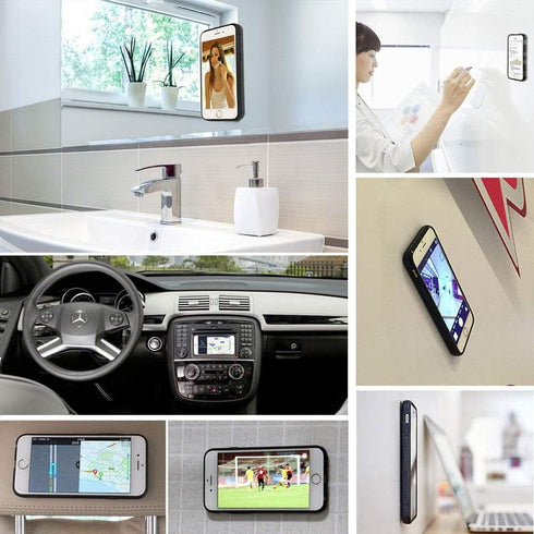 Anti Gravity Phone Case for iPhone 11 Pro, Sticky Selfie Suction Black 5.8 inch Magic Nano Pluto Case