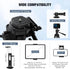 MoKo 70" Camera Tripod for iPad, iPhone, DSLR, SLR, with Travel Bag, Phone Holder, Wireless Remote, and Webcam