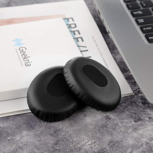 Geekria QuickFit Replacement Ear Pads for Bose OE, OE1 Headphones, Black Ear Cushions, Headset Earpads, Repair Parts