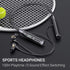 Bluetooth Headphones Neckband 100 Hours Extra Long Playback with Microphone Headset, 4 Speakers Heavy Bass Noise Reduction in Ear Wireless Earbuds Waterproof Running Workout (Black)