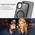 BENTOBEN iPhone 11 Case - Slim, Shockproof, Anti-Fingerprint, Translucent Matte, MagSafe Compatible, Black, 6.1’’