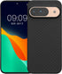 kalibri Aramid Fiber Case for Google Pixel 9 - Black Matte, Super Slim Strong Protective Phone Cover