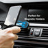 MECCANIXITY 1.57" 8Pcs Replacement Metal Plates Black Thin Adhesive Back Magnet Stickers for Magnetic Mount Phone