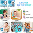 PTHTECHUS Smart Watch for Kids Girls, Ages 4-12, Audio Stories, 18 Puzzle Games, 2 Camera Video Music Player