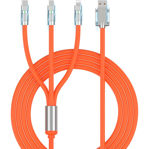 ?????????????? Multi Charging Cable, 3 in 1 Charger Cord, 60W USB-C Fast Charge, 4ft Universal Charging Cord with