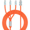 ?????????????? Multi Charging Cable, 3 in 1 Charger Cord, 60W USB-C Fast Charge, 4ft Universal Charging Cord with