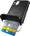 Scooch Wingmate Wallet Case for iPhone 11 with Card Holder - RFID Protection for 3 Cards - 10-Foot Drop Protection,