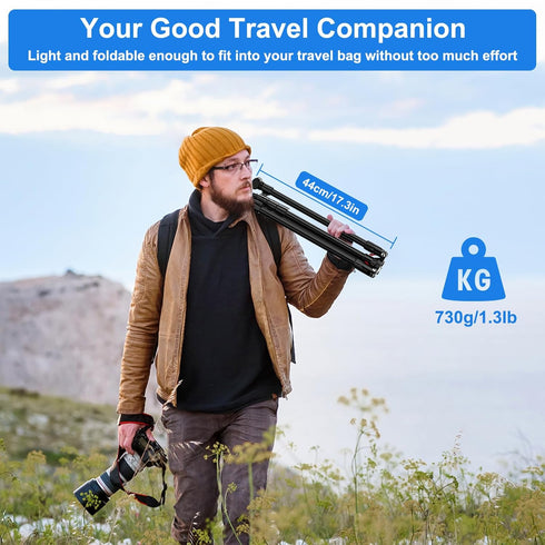 Anautin 6.6ft/2m 13lb/6kg Extendable Light Stand Photography, Light Tripod Stand for Travel, Heavy Duty Studio Lighting