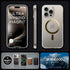 Spigen iPhone 15 Pro Max Case - Magnetic Ultra Hybrid MagFit, Military-Grade Protection, Anti-Yellowing, Gold, MagSafe