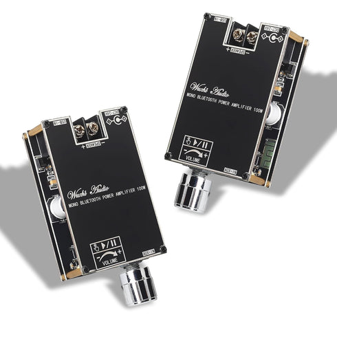 Wuzhi Audio 2PCS ZK-1001B Mono Bluetooth Amplifier Board with TPA316D2 Chip, Wide Voltage Input