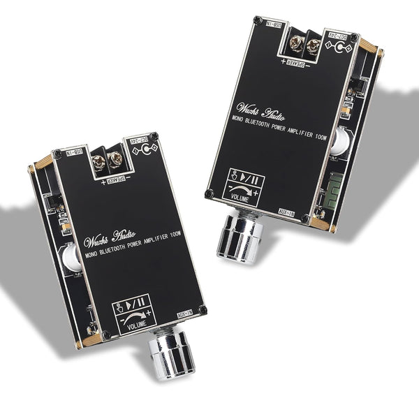 Wuzhi Audio 2PCS ZK-1001B Mono Bluetooth Amplifier Board with TPA316D2 Chip, Wide Voltage Input