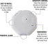 HOME-X Break Glass Window Alarm - Simple Security System for Homes and Apartments