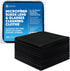 Premium Lens Screen Cleaning Cloth by Microfiber Wholesale - Black - 8”x8” - 10pk - Soft Microfiber Suede