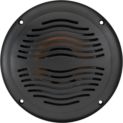 Magnadyne WR65B Water-Resistant 6.5 in. 2-Way Speakers with Integrated Grill, Sold as a Pair