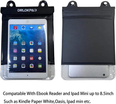 Waterproof eReader Case Cover, Floating Dry Bag Pouch for Kindle Paperwhite, Oasis, Fire, Kobo