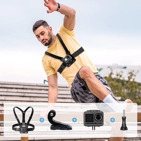 AKASO Action Camera Parkour Kit Compatible with EK7000/EK7000 Pro/Brave 4/Brave 4 Pro/Brave 7 LE/Brave 7/Brave