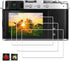 PCTC X-100V Screen Protector for Fujifilm X-E4 XE4 - 0.3mm 9H Hardness Tempered Glass Film