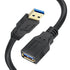 Qxcynsef USB 3.0 Extension Cable 20 FT,5Gbps High Speed Data Transfer Extra Long