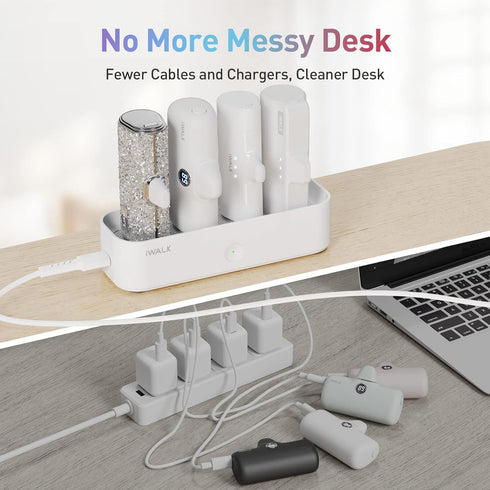 iWALK Charger Station for Portable Charger 4500mAh, 4800mAh, 5000mAh Power Bank for iPhone Charging Station