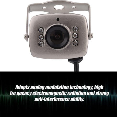 Zunate 6 CMOS Mini CCTV Camera, Night Vision Digital Home Security Video Camera, LED Wired CCTV PAL/NTSC Surveillance