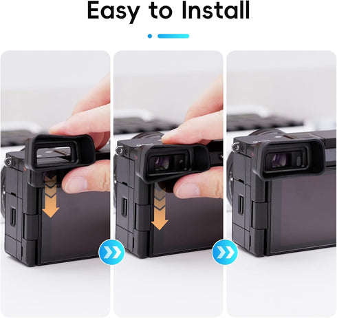 A6700 A6700 FDA-EP20 A6700 Eyecup Eyepiece, Soft Silicon Extended Camera Eye Cup Viewfinder Special Designed for Sony