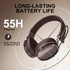 55H Active Noise Cancellation Wireless Bluetooth On-Ear Headphones:with - Hi Res Sound Up to Battery Life, Lightweight