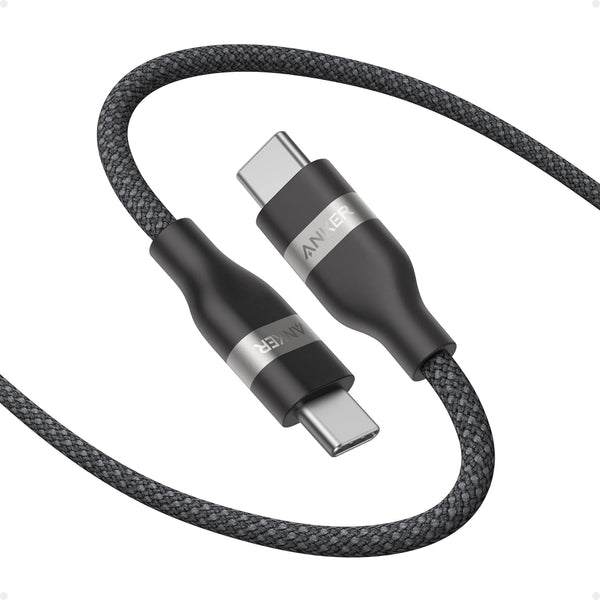 Anker Nano USB C Cable, 240W Flexible Multi-Color Braided Cord, Fast Charging