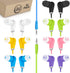 Bulk Earbuds Bits, 10 Pack Colorful in-Ear Earbuds, 3.5mm Stereo Earphones for Schools, Kids, Classrooms & Libraries