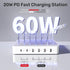 Unitek Multi USB Charging Station, 6 Port USB C Dock with 2 PD 20W for iPad, iPhone, Samsung, Tablets