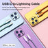 USB C to Lightning Cable for iPhone, MFi Certified 6FT 3 Pack Fast Charging Type C to Lightning Cable