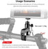 SmallRig Super Clamp Mount with Mini Ball Head, Hot Shoe Adapter for LCD Field Monitor